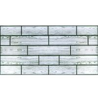 Декоративная ПВХ панель под Серый кирпич с узором под дерево Sticker Wall 960х480х4мм (1098)