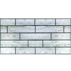 Декоративная ПВХ панель под Серый кирпич с узором под дерево Sticker Wall 960х480х4мм (1098)
