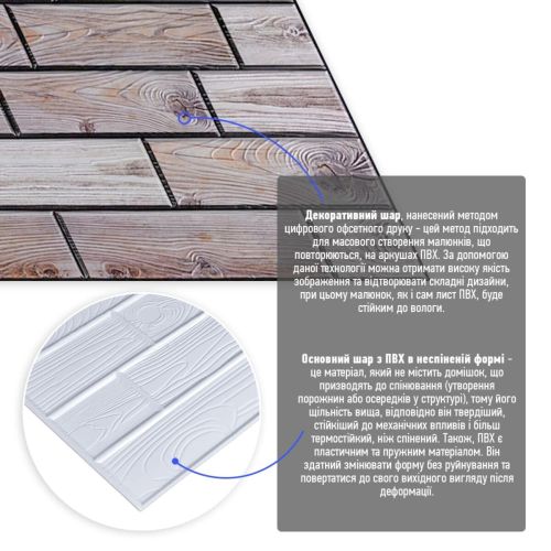 Декоративная ПВХ панель (1096)