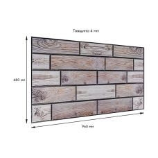 Декоративная ПВХ панель Sticker Wall 960х480х4мм (1096)