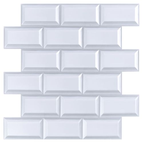 Декоративная ПВХ плитка на самоклейке кирпич 300х300х5мм, цена за 1 шт. (СПП-501)