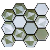 Декоративная ПВХ плитка на самоклейке соты 300х300х5мм, цена за 1 шт. (СПП-502)