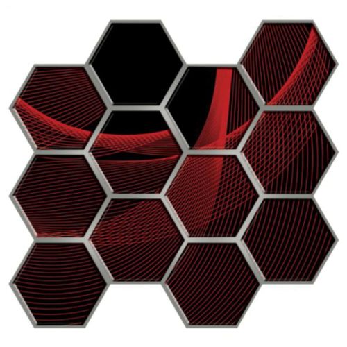 Декоративная ПВХ плитка на самоклейке соты 300х300х5мм, цена за 1 шт. (СПП-503)