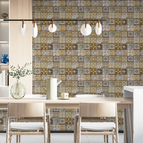 Декоративная ПВХ плитка на самоклейке квадрат 300х300х5мм, цена за 1 шт. (СПП-604)