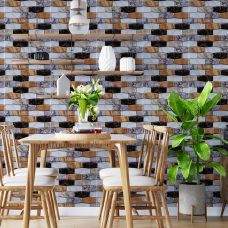 Декоративная ПВХ плитка на самоклейке квадрат 300х300х5мм, цена за 1 шт. (СПП-605)