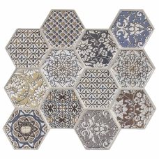 Декоративная ПВХ плитка на самоклейке соты 300х300х5мм, цена за 1 шт. (СПП-504)