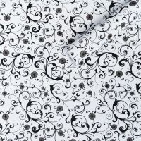 Самоклеющаяся пленка белые вензеля 0,45х10м (10175)