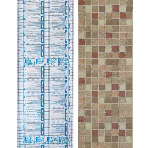 Самоклеющаяся пленка красная мозаика 0,45х10м (10366-1)