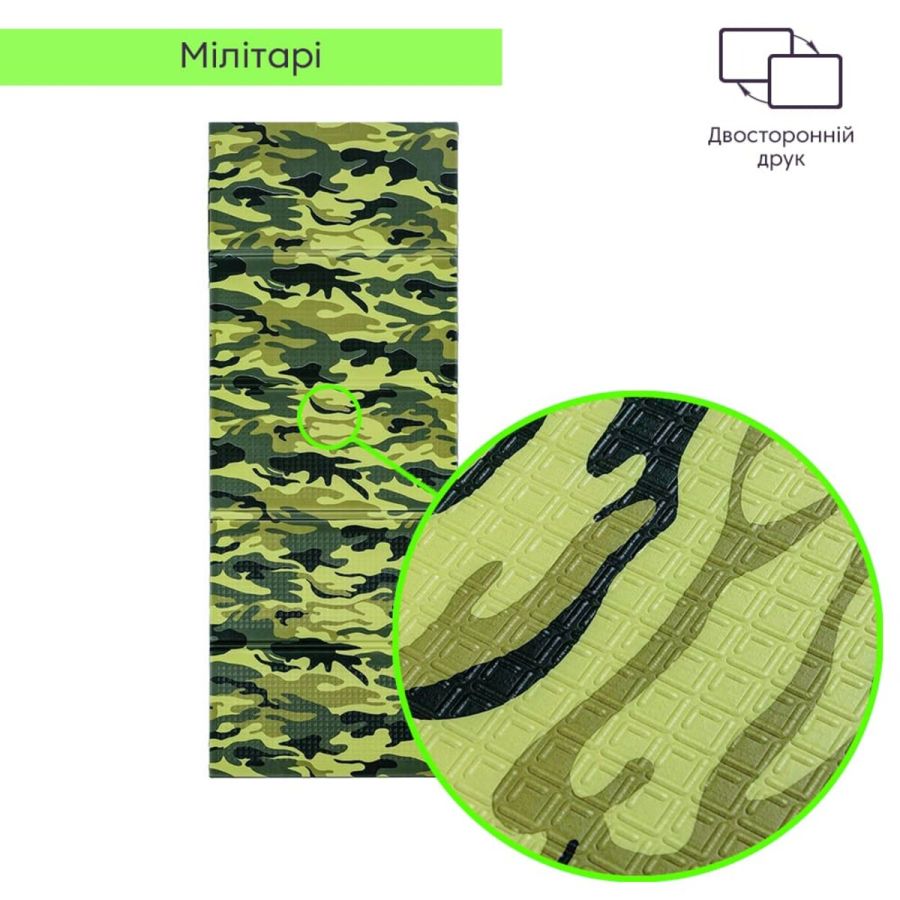 Камуфляжный коврик Милитари 200х75х1см (265)