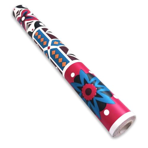 Самоклеющаяся пленка Sticker Wall SW-00000789 Винтажная бордовая мозаика 0,45х10м