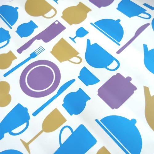 Самоклеющаяся пленка Sticker Wall Яркая кухня 0.45х10M