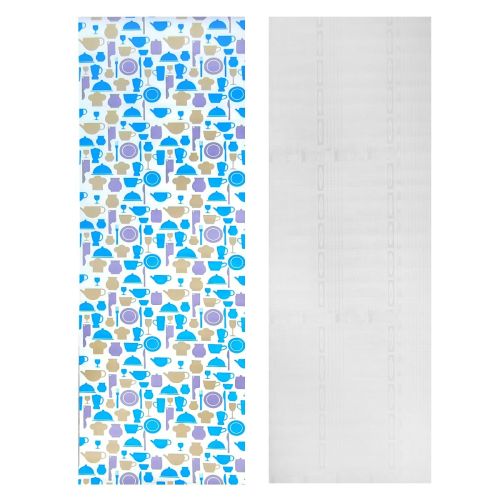 Самоклеющаяся пленка Sticker Wall Яркая кухня 0.45х10M