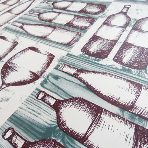 Самоклеющаяся пленка Sticker Wall SW-00000798 Винная 0,45х10м