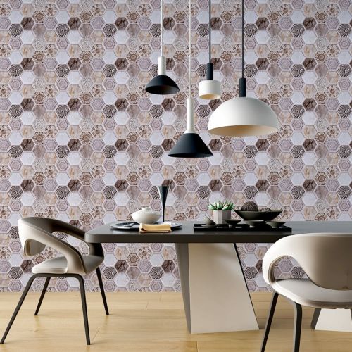 Декоративная ПВХ плитка на самоклейке Sticker Wall SW-00001136 Винтажная 300х300х5мм, цена за 1 шт.