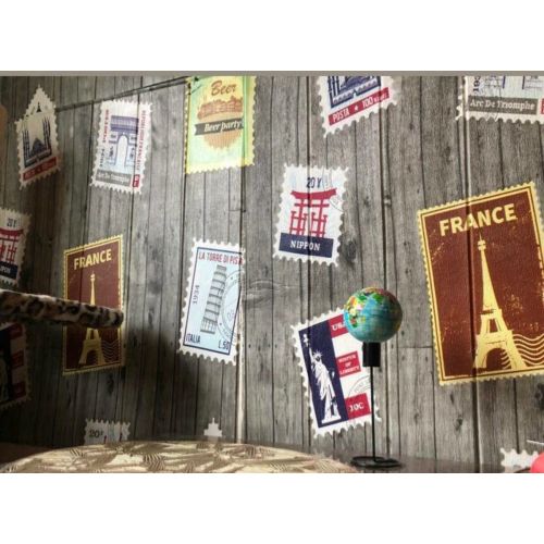 Самоклеющаяся 3D панель Sticker Wall Почтовые марки 700х700х4мм