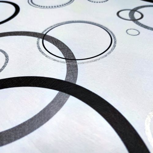 Самоклеющаяся пленка Sticker Wall SW-00001201 Серебряные круги 0,45х10м