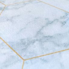 Самоклеющаяся пленка Sticker Wall SW-00001214 Малахитовый мрамор золотые соты 0,45х10м 