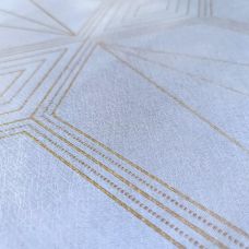 Самоклеющаяся пленка Sticker Wall SW-00001218 Голубая с золотом 0,45х10м 