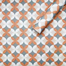 Самоклеющаяся пленка Sticker Wall SW-00001220 Оранжевые цветы 0,45х10м 