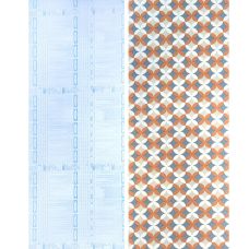 Самоклеющаяся пленка Sticker Wall SW-00001220 Оранжевые цветы 0,45х10м 