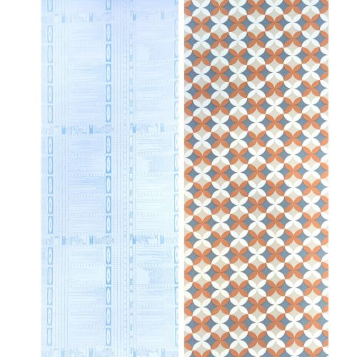 Самоклеющаяся пленка Sticker Wall SW-00001220 Оранжевые цветы 0,45х10м