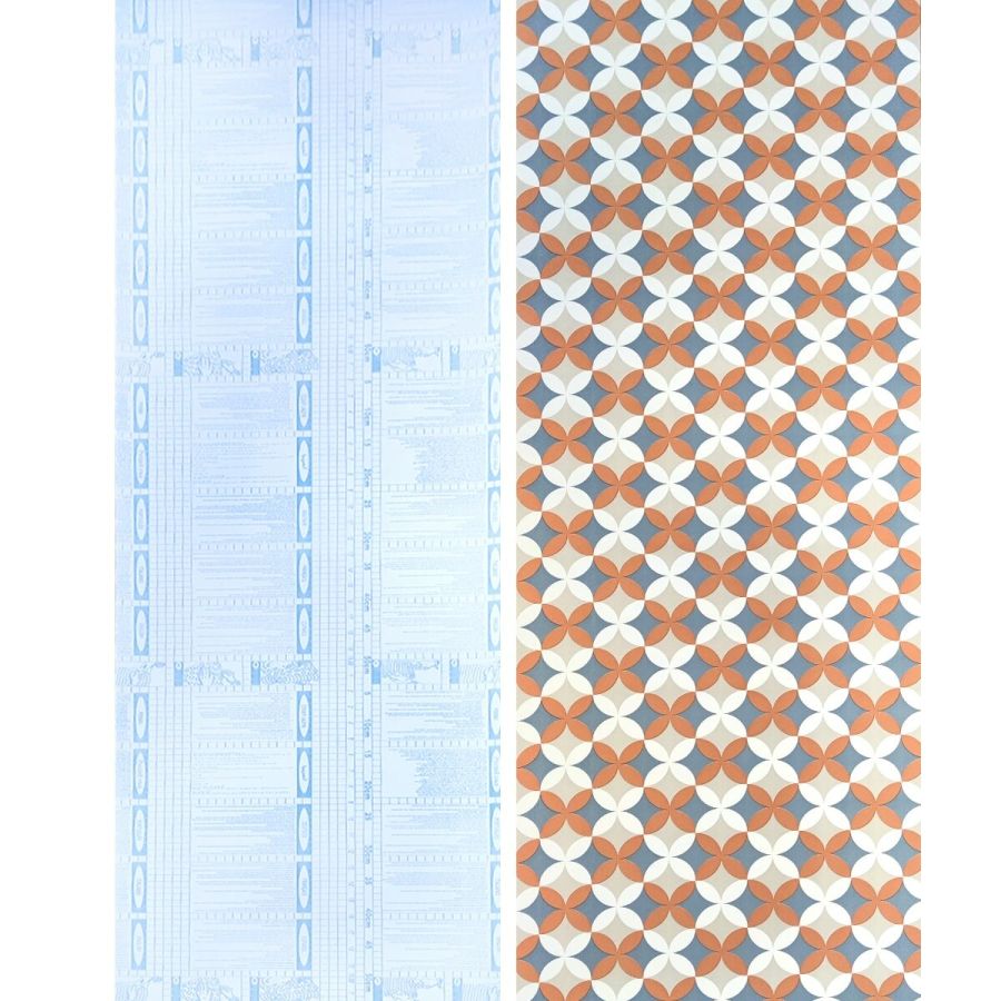 Самоклеющаяся пленка Sticker Wall SW-00001220 Оранжевые цветы 0,45х10м