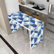 Самоклеющаяся пленка Sticker Wall SW-00001224 Синие треугольники 0,45х10м 