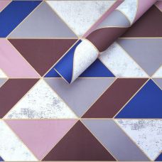 Самоклеющаяся пленка Sticker Wall SW-00001225 Розовые треугольники 0,45х10м 