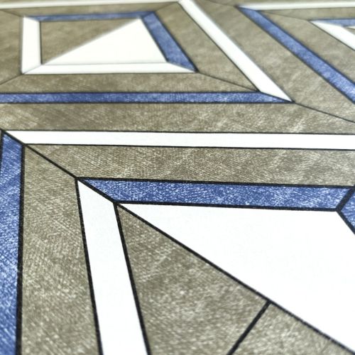 Самоклеющаяся пленка Sticker Wall SW-00001256 Васильковые ромбы 0,45х10м