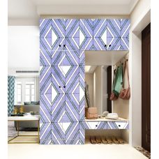 Самоклеющаяся пленка Sticker Wall SW-00001257 Зеленые ромбы 0,45х10м 