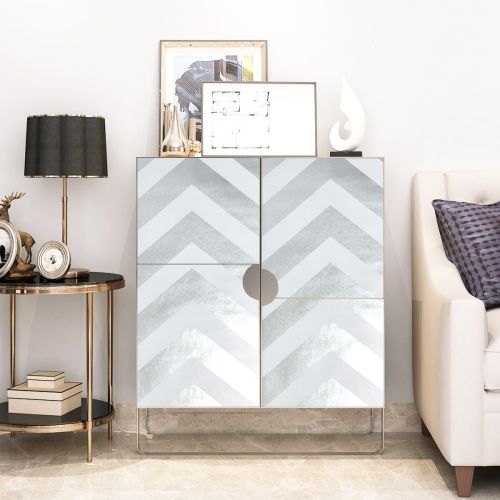 Самоклеющаяся пленка Sticker Wall SW-00001221 Серебро  0,45х10м