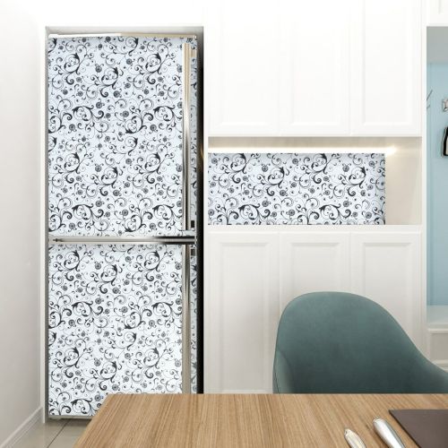 Самоклеющаяся пленка Sticker Wall SW-00001262 Узор цветы 0,45х10м