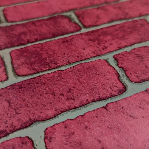 Самоклеющаяся пленка Sticker Wall SW-00001269 Красный кирпич 0,45х10м