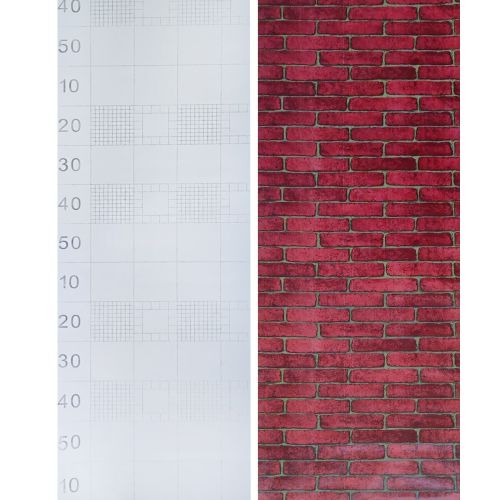 Самоклеющаяся пленка Sticker Wall SW-00001269 Красный кирпич 0,45х10м