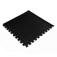 Пол пазл - модульное напольное покрытие Sticker Wall SW-00001169 Черное 600х600х10мм