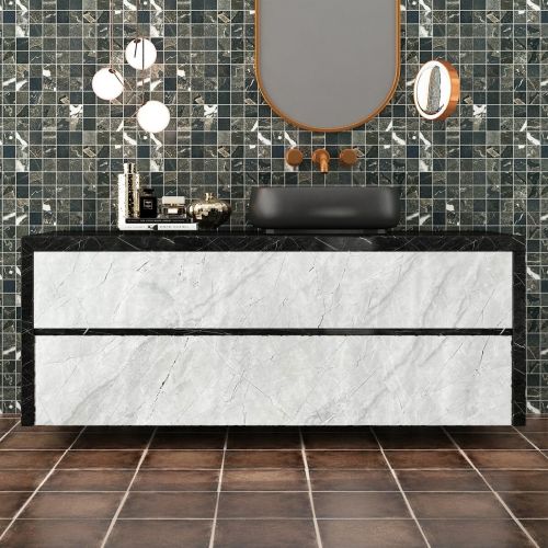 Самоклеющаяся пленка Sticker Wall SW-00001274 Платиновый мрамор 0,45х10мх0,07мм