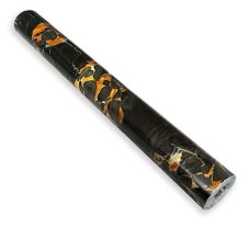 Самоклеющаяся пленка Sticker Wall SW-00001282 Черный мрамор с желтым 0,45х10мх0,07мм 