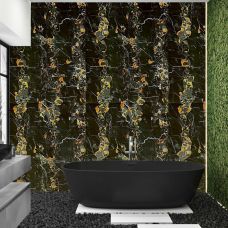 Самоклеющаяся пленка Sticker Wall SW-00001282 Черный мрамор с желтым 0,45х10мх0,07мм 