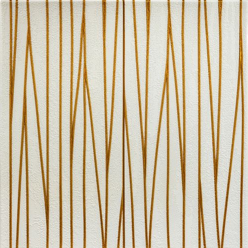 Самоклеящаяся 3D панель Sticker Wall SW-00001184 Золотые ленты 700х700х5мм
