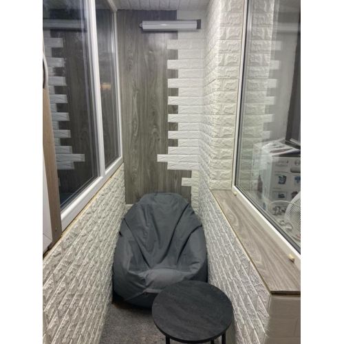 Самоклеящаяся виниловая плитка Sticker Wall SW-00001175 Пепельная в рулоне 3000х600х2мм