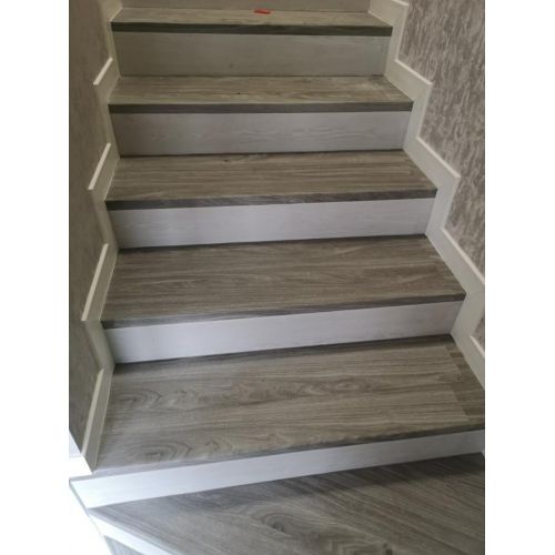 Самоклеящаяся виниловая плитка Sticker Wall SW-00001175 Пепельная в рулоне 3000х600х2мм