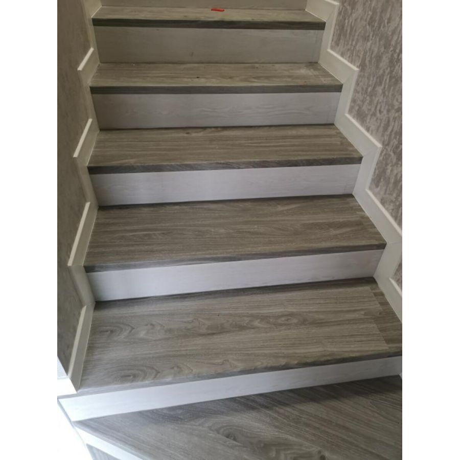 Самоклеящаяся виниловая плитка Sticker Wall SW-00001175 Пепельная в рулоне 3000х600х2мм