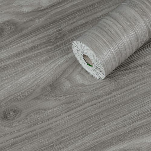 Самоклеящаяся виниловая плитка Sticker Wall SW-00001175 Пепельная в рулоне 3000х600х2мм