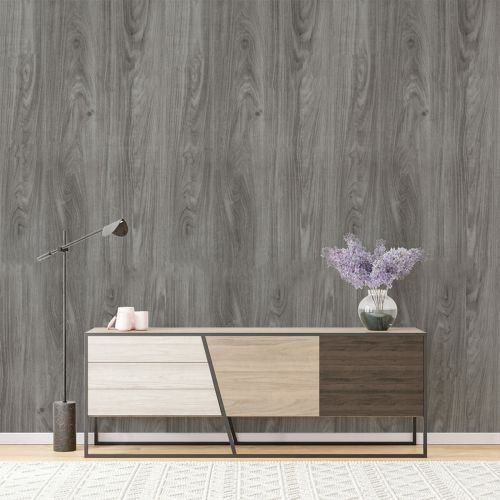 Самоклеящаяся виниловая плитка Sticker Wall SW-00001175 Пепельная в рулоне 3000х600х2мм