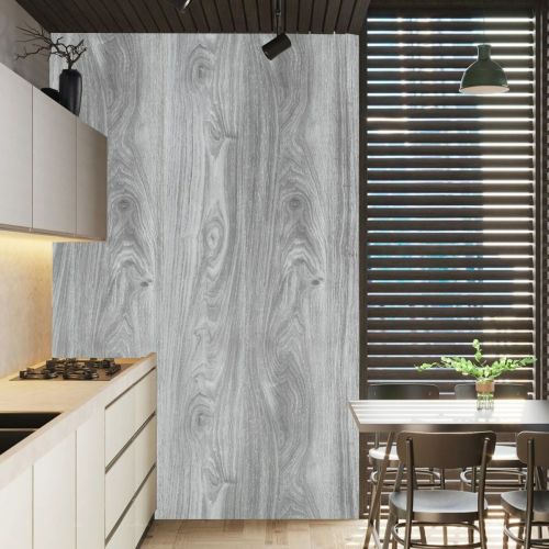 Самоклеящаяся виниловая плитка Sticker Wall SW-00001175 Пепельная в рулоне 3000х600х2мм