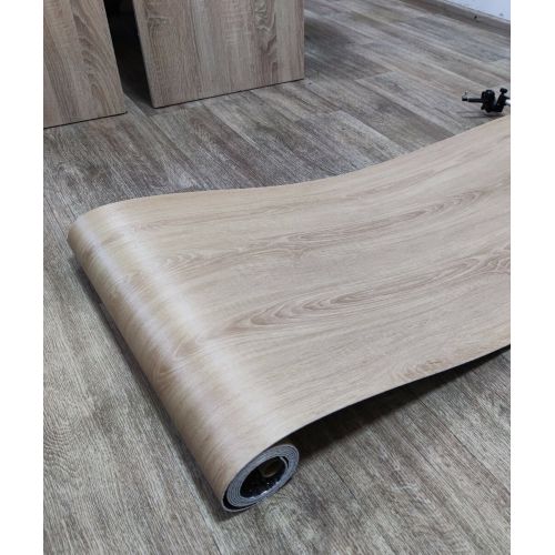 Самоклеящаяся виниловая плитка Sticker Wall SW-00001177 Ясень в рулоне 3000х600х2мм