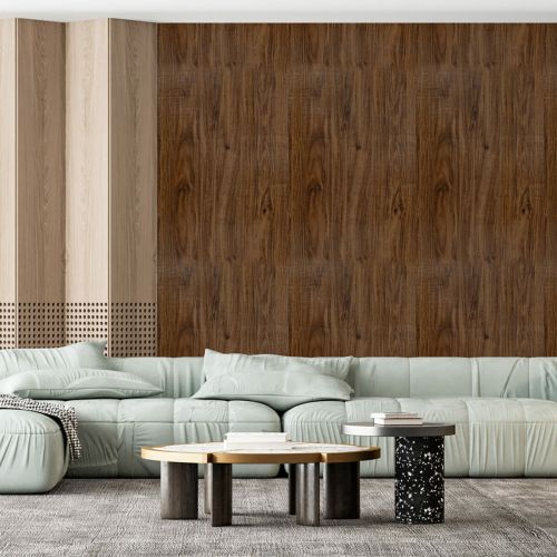 Самоклеящаяся виниловая плитка Sticker Wall SW-00001178 Каштан в рулоне 3000х600х2мм