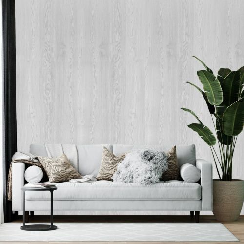 Самоклеящаяся виниловая плитка Sticker Wall SW-00001181 Молочная в рулоне 3000х600х2мм