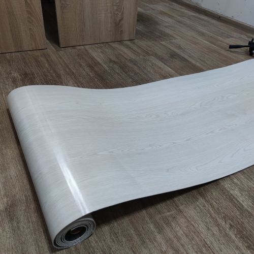 Самоклеящаяся виниловая плитка Sticker Wall SW-00001181 Молочная в рулоне 3000х600х2мм