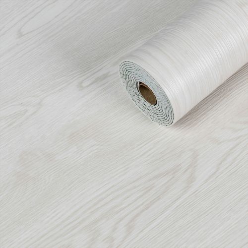 Самоклеящаяся виниловая плитка Sticker Wall SW-00001181 Молочная в рулоне 3000х600х2мм